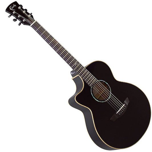 Faith FECVL Eclipse Venus Cutaway Electro Lefthanded Full Solid Acoustic Electric Guitar Pickup with Case