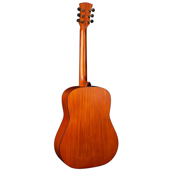 Faith FS Natural Saturn Dreadnought Full Solid Acoustic Guitar with Case