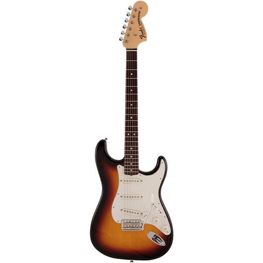 Fender Japan Traditional II Late 60s Stratocaster Electric Guitar Rosewood Fretboard With Gig Bag - 3 Tone Sunburst