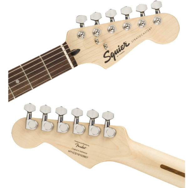 Squier By Fender Bullet Stratocaster SSS Electric Guitar With Tremolo and Laurel Fingerboard - Tropical Turquoise