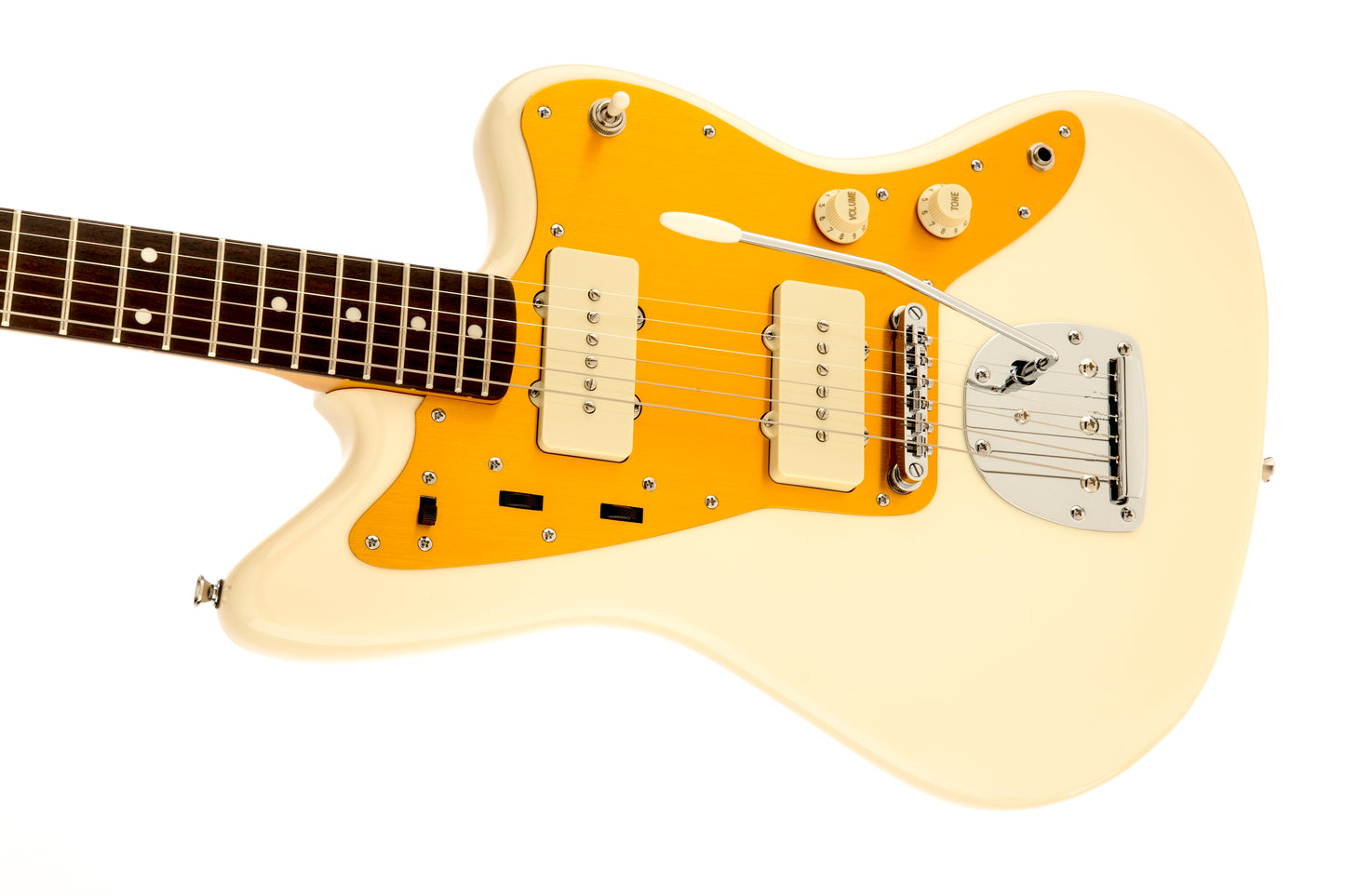 Squier by Fender J Mascis Signature Jazzmaster Classic Vibe Basswood Electric Guitar Laurel Fingerboard with Tremolo Vintage White