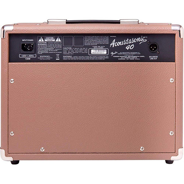Fender Acoustasonic 40 40 Watt 2X6.5" Acoustic Guitar Speaker Amplifier with Effect Amp