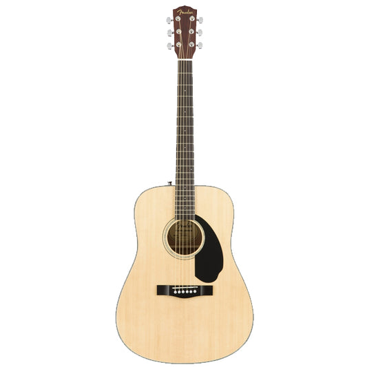 Fender CD-60S Solid Spruce Top Dreadnought Acoustic Guitar Pack V2 With Bag - Natural (CD60S)