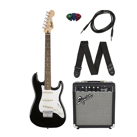 Fender Squier Pack Affinity Series SSS Stratocaster Electric Guitar Pack Complete Bundle