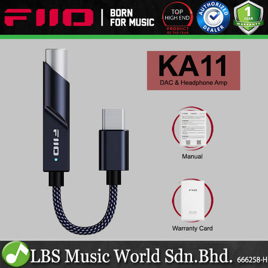 FiiO KA11 DAC and Headphone Amplifier USB Type C (KA11)