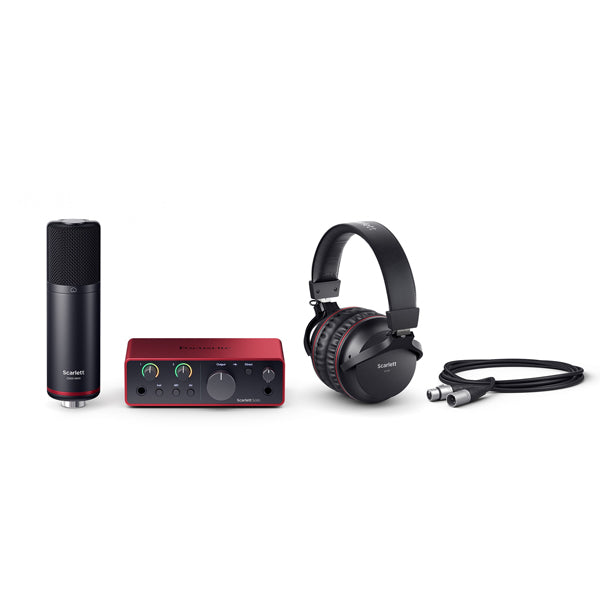 Focusrite Scarlett Solo Studio 3rd Gen Recording Bundle Package Audio Interface (3 Generation)