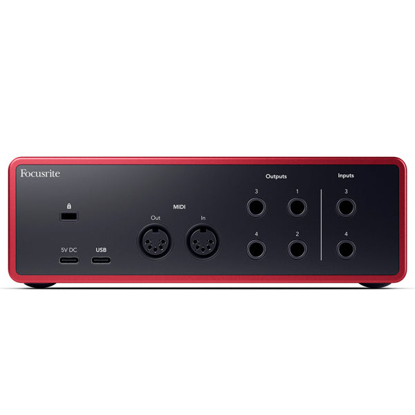Focusrite Scarlett 4i4 4th Gen USB Recording Audio Interface (4th Generation)