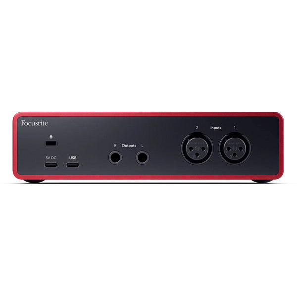 Focusrite Scarlett 2i2 4th Generation 2-in/2-out USB Audio Recording Interface (4th Gen)