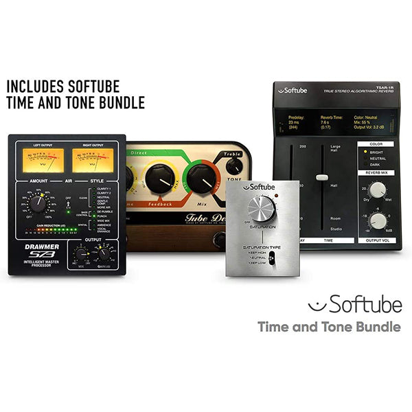 Focusrite Scarlett 2i2 Studio USB Audio Interface and Recording Bundle with Headphone and Mic (4th Generation)