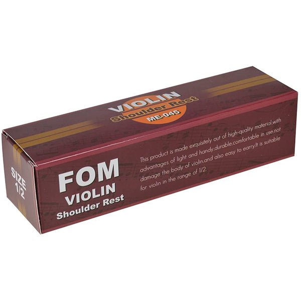 FOM ME045 Half Size Violin Shoulder Rest Plastic Material Fit For 1/2 Violins (ME 045)