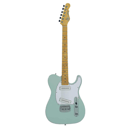 G&L ASAT Classic Bluesboy Semi Hollow Body Electric Guitar Maple Fingerboard Surf Green