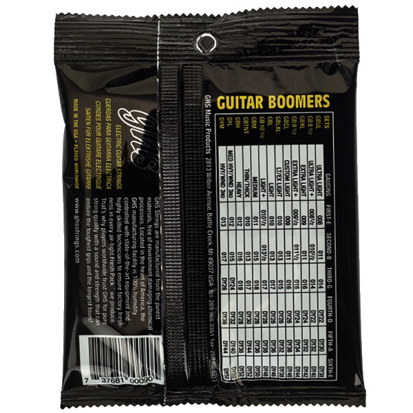 GHS Strings GBUL Boomer Electric Guitar String Set - Ultra Light Gauge (08-38)
