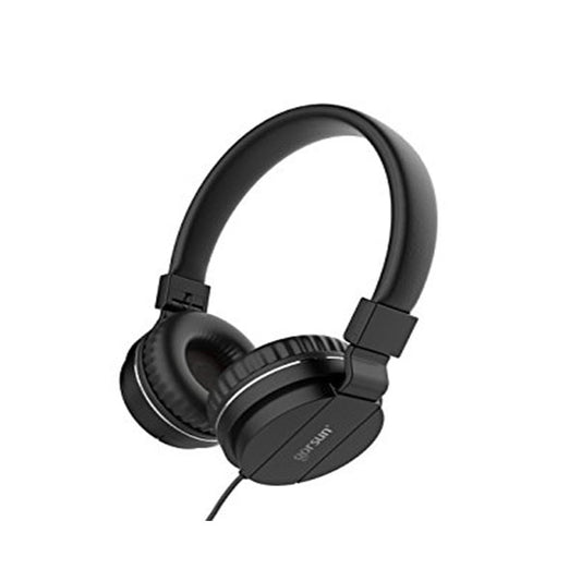 GORSUN GS-778 Fordable Stereo Headphone 3.5mm Black