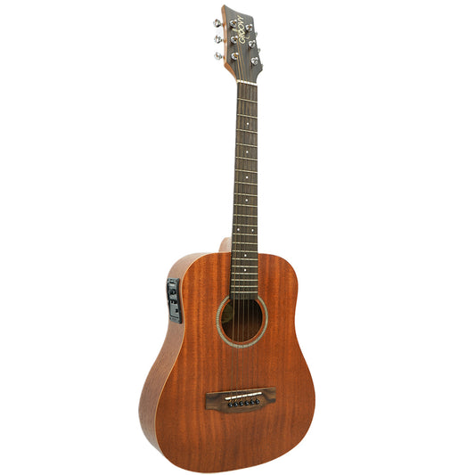 Groovy GBBMH-EQ 34 Inch Mahogany Acoustic Electric Guitar with Bag Fishman Pickup EQ (GBB)