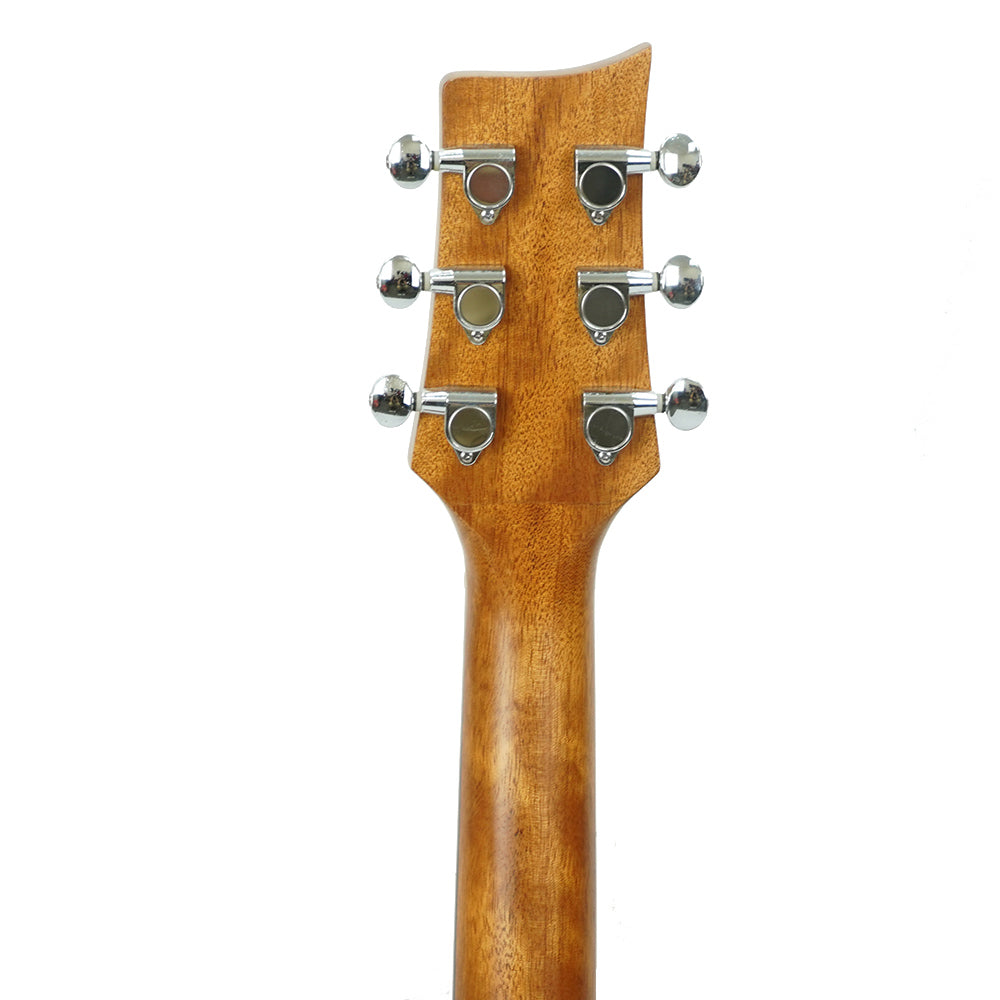 Groovy GBBMH-EQ 34 Inch Mahogany Acoustic Electric Guitar with Bag Fishman Pickup EQ (GBB)