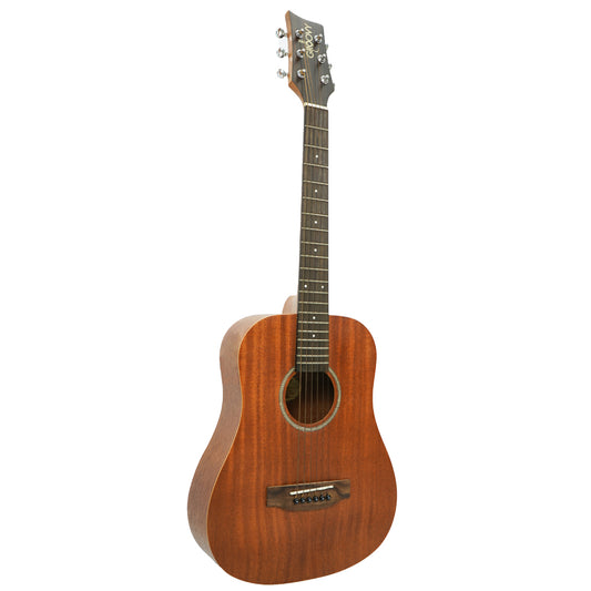 Groovy GBBMH 34 Inch Mahogany Acoustic Guitar with Bag Travel Size Guitar (GBB)