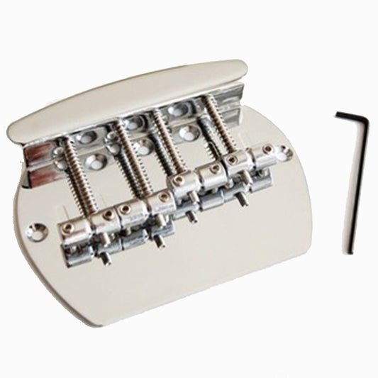 Guitar Tech GT821 Bass Guitar Bridge Curved - Chrome (GT 821)
