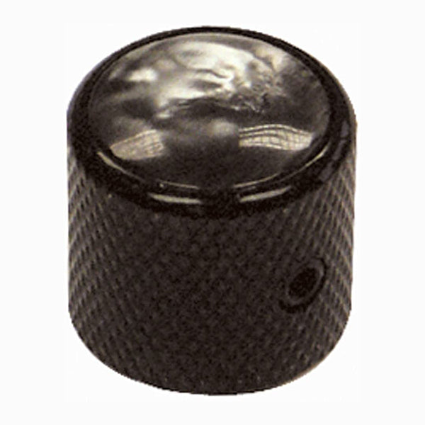 Guitar Tech GT841 Volume Tone Control Tuning Dome Knob for Electric Guitar Pair - Chrome Black (GT 841)