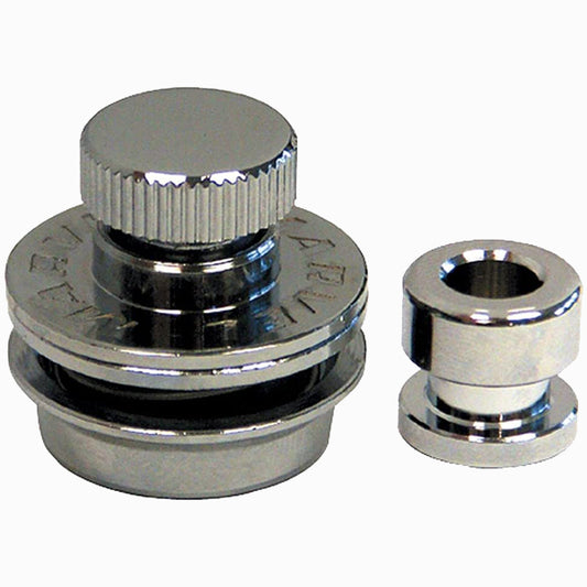 Guitar Tech GT837 Strap Lock Pack for Electric and Acoustic Guitar - Chrome (GT 837)