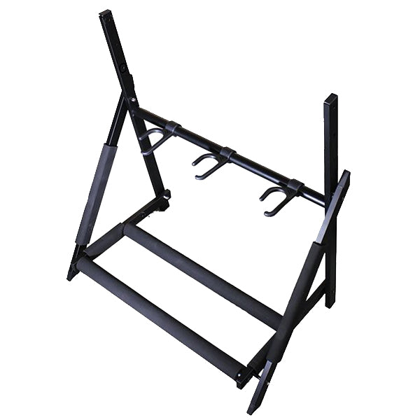 Hamilton KB5300G 3 Place Guitar Rack Stand with Pick Holder for Acoustic Electric and Bass (KB5300G)