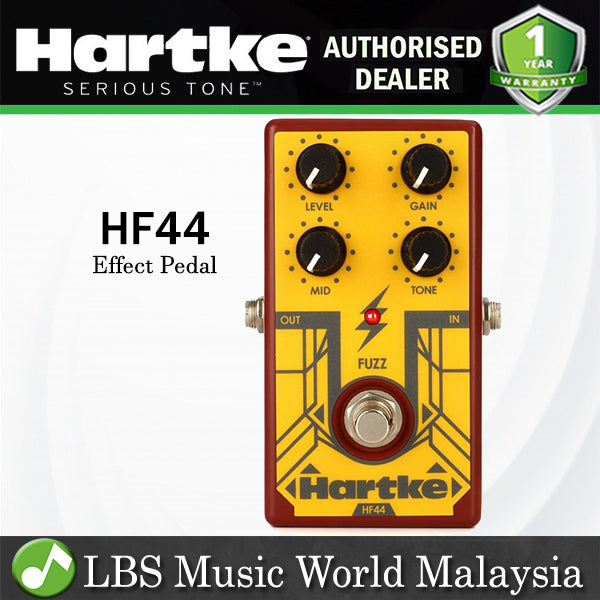 Discontinued] Hartke HF44 Bass Fuzz Guitar Effect Pedal (HF 44)