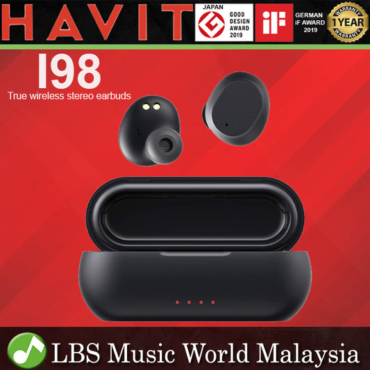 Havit I98 True Wireless Bluetooth Stereo Earbuds With Portable Charging Case