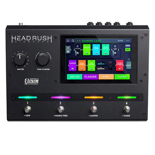 HeadRush Gigboard Compact Amp Modeling Guitar Multi Effect Processor Pedal