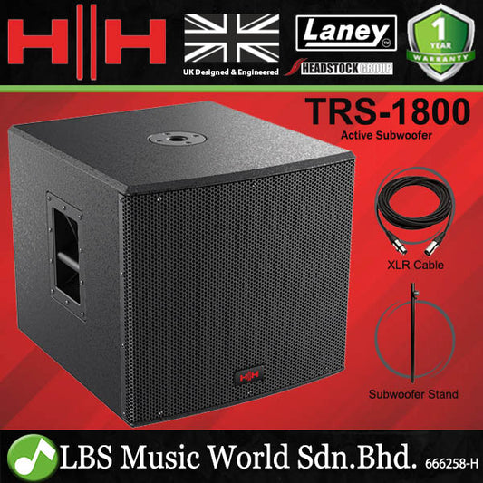 HH Electronics TRS-1800 1400 Watt 18 Inch Active Powered Subwoofer (TRS1800 TRS 1800)