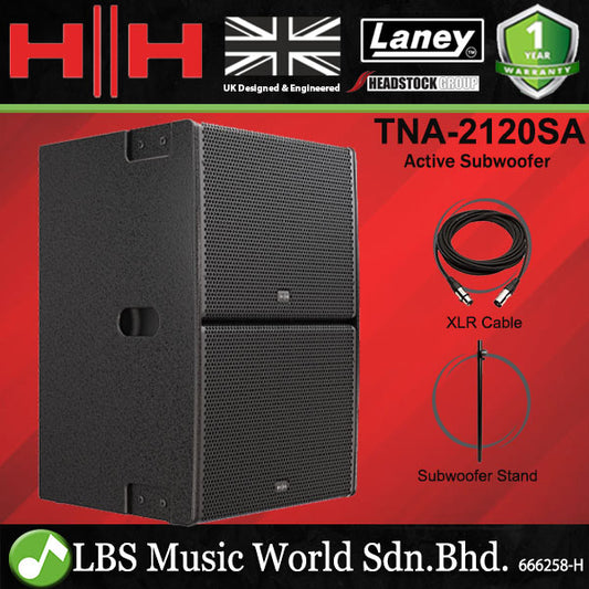 HH Electronics TNA-2120SA 1200 Watt 2x12 Inch Active Subwoofer (TNA2120SA TNA 2120SA)