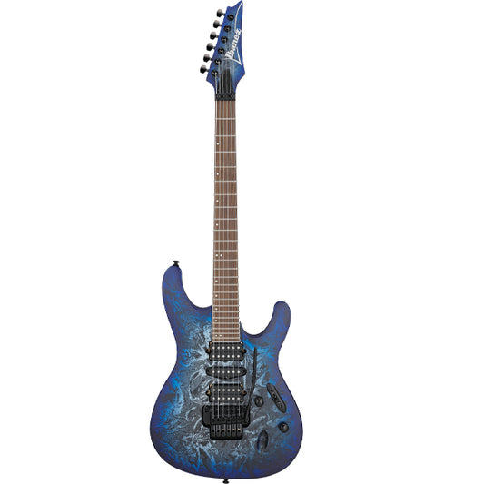 Ibanez S770 Nyatoh Body Electric Guitar with HSH Pickup and Rosewood Fingerboard - Cosmic Blue Frozen Matte