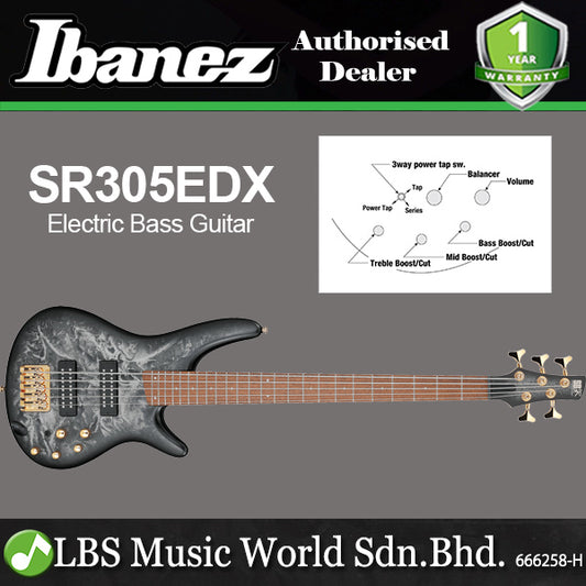 Ibanez SR305EDX 5 String Nyatoh Body Electric Bass Guitar with Jatoba Fretboard