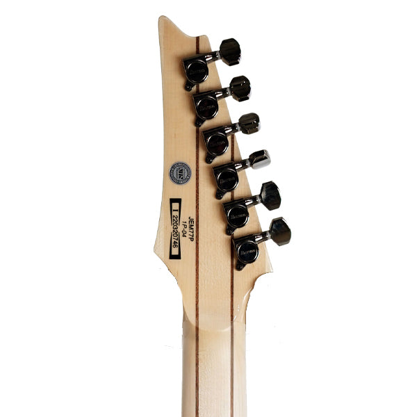 Ibanez JEM77P American Basswood Electric Guitar HSH Pickup with Maple Fretboard and Gig Bag - Blue Floral Pattern