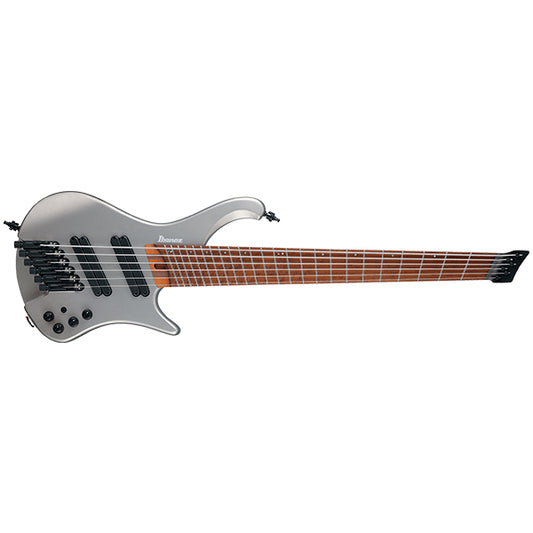 Ibanez EHB1006MS American Basswood Electric Bass Guitar with Maple Fretboard and Passive Pickup - Metallic Gray Matte (EHB 1006MS)