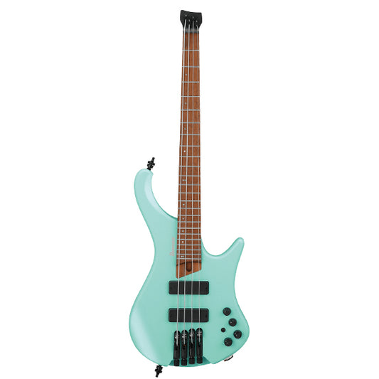 Ibanez EHB1000S American Basswood Body Electric Bass Guitar with Bartolini BH2 Pickup and Maple Fretboard - Sea Foam Green Matte