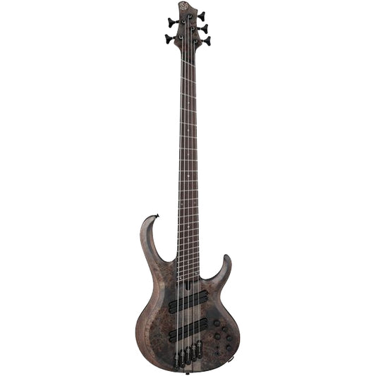 Ibanez BTB805MS-TGF 5 Strings Multiscale Electric Bass Guitar-Transparent Gray Flat (BTB805MS)