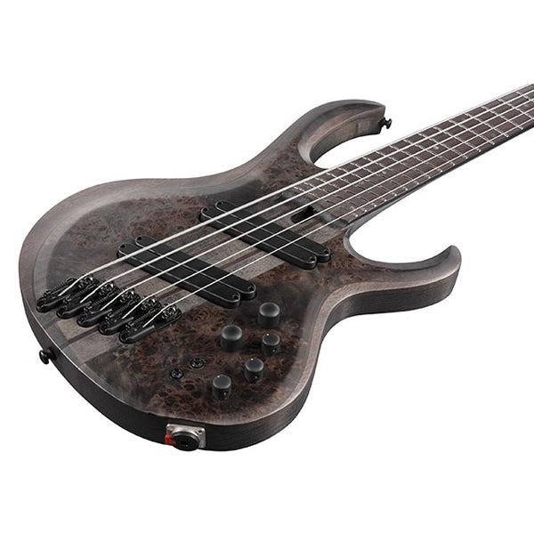 Ibanez BTB805MS-TGF 5 Strings Multiscale Electric Bass Guitar-Transparent Gray Flat (BTB805MS)