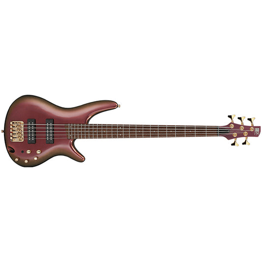 Ibanez SR305EDX 5 String Nyatoh Body Electric Bass Guitar - Rose Gold Chameleon