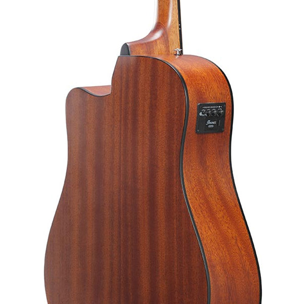 Ibanez AAD50CE Advanced Grand Dreadnought Acoustic Electric Guitar - Light Brown Sunburst Low Gloss (AAD50 CE)
