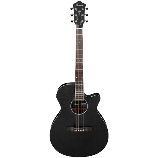 Ibanez AEG7MH AEG Acoustic Electric Guitar Sapele Top Open Pore - Weathered Black (AEG7 MH)