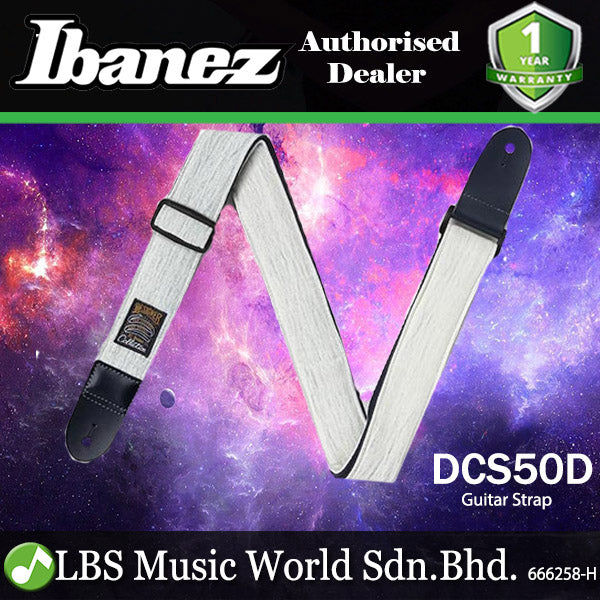 Ibanez DCS50D Designer Collection Guitar Strap with Secure Leather Ends (DCS 50D)
