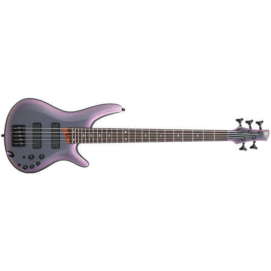 Ibanez SR505E 5 String Okoume Body Electrik Bass Guitar - Black Aurora Burst Gloss (SR505 E)