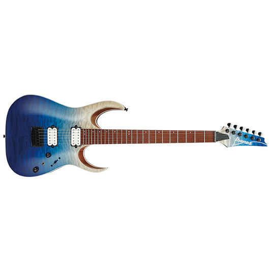 Ibanez RGA42HPQM 6 String Nyatoh Body Quilted Maple Top Electric Guitar Blue Iceberg Gradation (RGA42 RGA42HPQM-BIG)