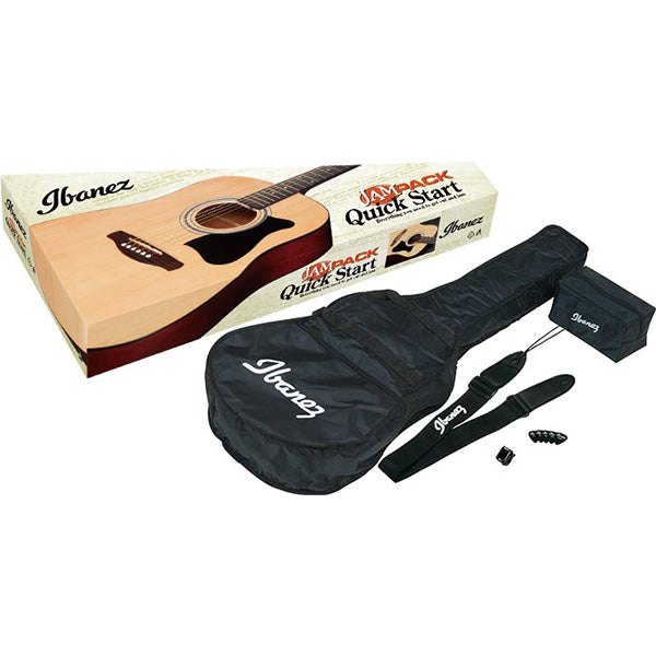 Ibanez V54NJP Jampack Dreadnought Acoustic Guitar Open Pore Sapele (V54NJP-OPN)