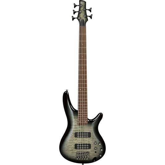 Ibanez SR405EQM 5 String African Nyatoh Body Quilt Maple Top Electric Bass Surreal Black Burst Gloss (SR405EQM-SKG)