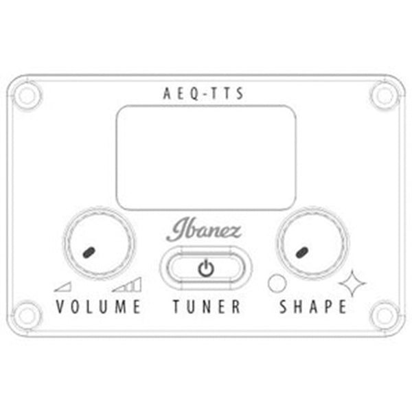 Ibanez AEG50L AEG Body Spruce Top Acoustic Electric Guitar with AEQ TTS Preamp Black High Gloss (AEG50L-BKH)