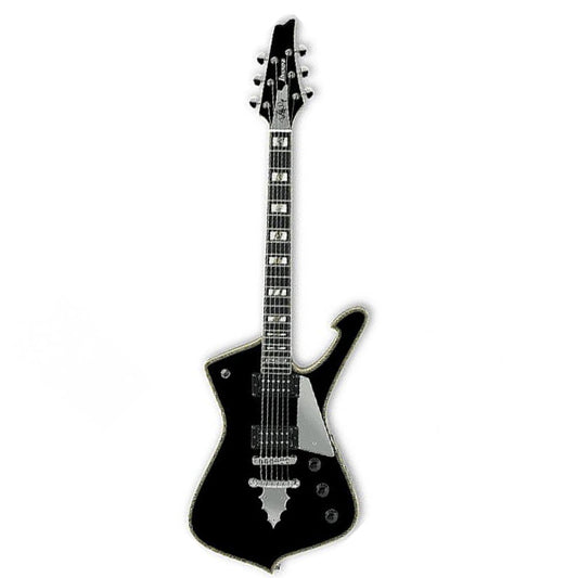 Ibanez PS120-BK Paul Stanley Maple Top Mahogany Body Electric Guitar Black (PS120 BK)