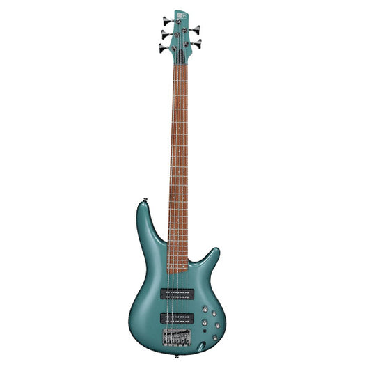 Ibanez SR305E-MSG Standard Mahogany Body 5 String Electric Bass Guitar String Metallic Sage Green (SR305E MSG)