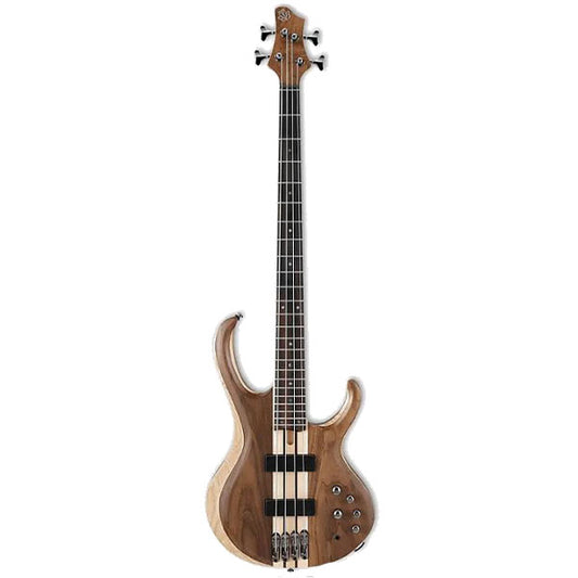 Ibanez BTB740-NTL 4 String Standard Walnut Top Electric Bass Guitar Natural Low Gloss (BTB740)