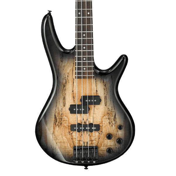 Ibanez GIO GSR200SM-NGT Standard Poplar Body with Spalted Maple Top 4 String Electric Bass Guitar Natural Grey Burst (GSR200SM)