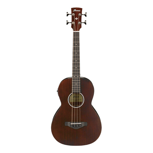 Ibanez AVNB1E-BV Parlor Solid Top Acoustic Bass Guitar Brown Violin Semi Gloss (AVNB1FE)